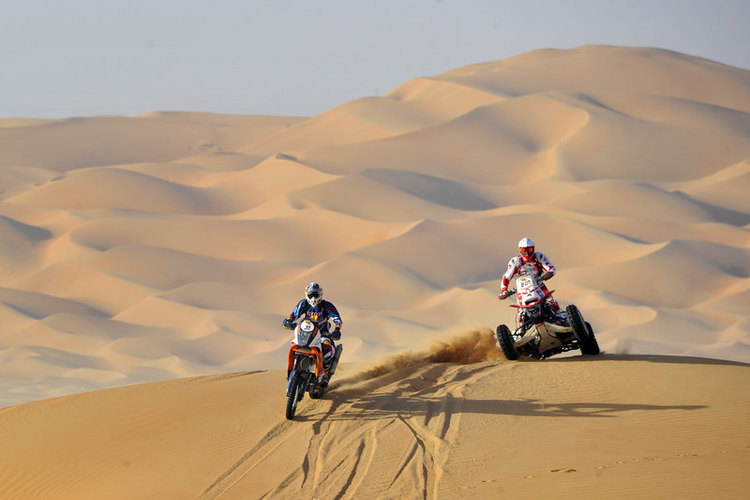 Quads_winner_Rafal_Sonik_and_India_s_CS_Santosh_who_finsihed_10th_in_the_bikes